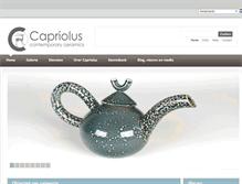 Tablet Screenshot of capriolus.nl